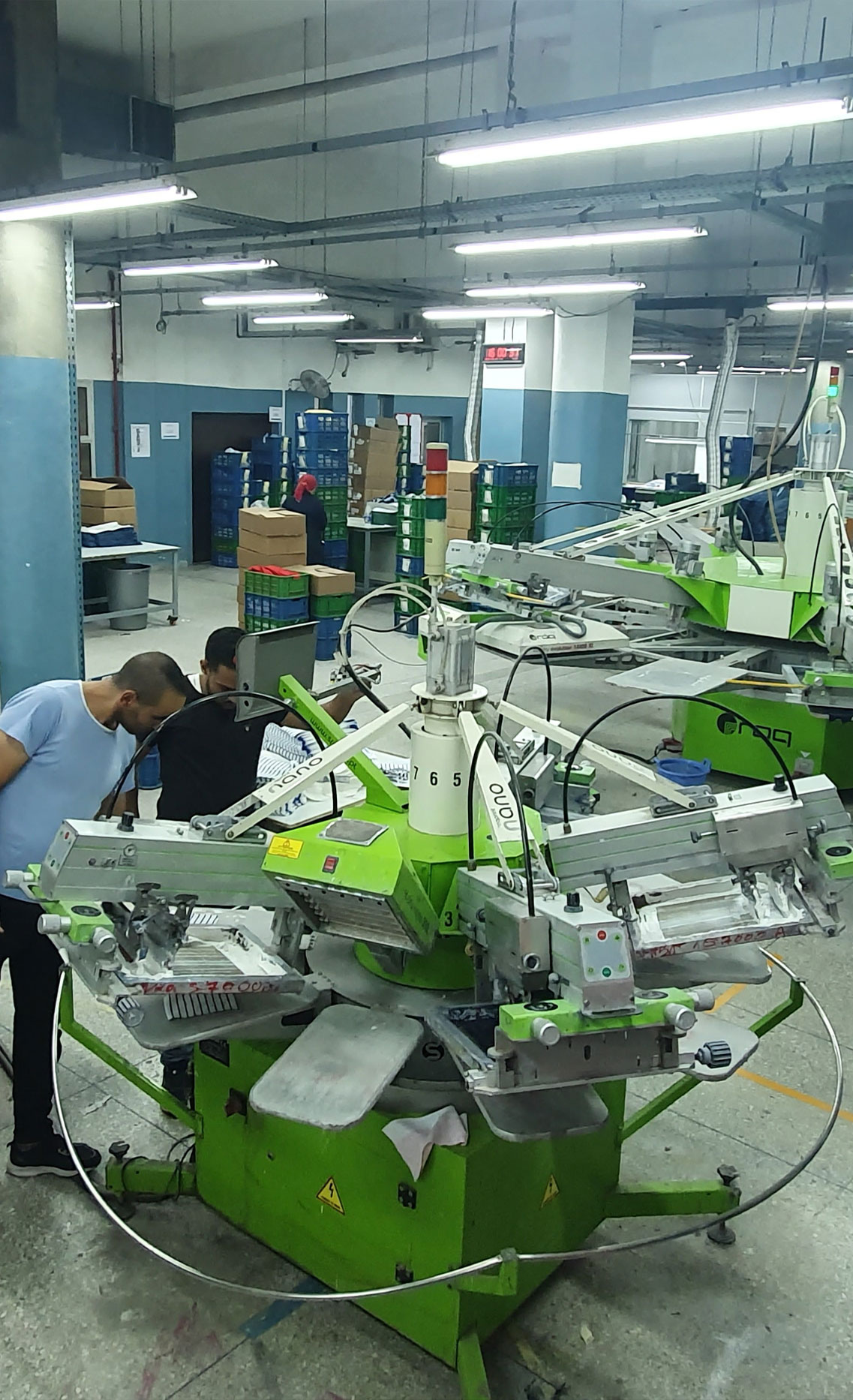 Screen printing and embroidery
